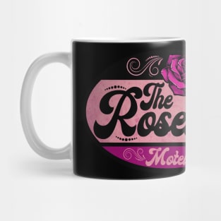 Vintage Rosebud Purple Mug